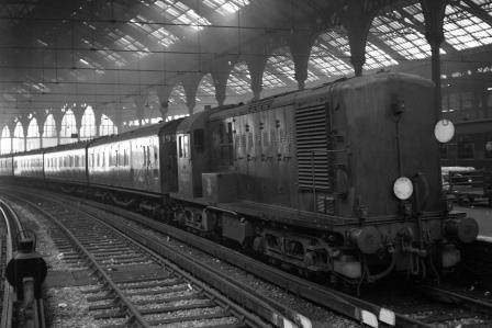BR Class 1 10800 at Brighton Station, East Sussex on Wednesday 20 Aug 1952 - J.H.W. Kent [090450]