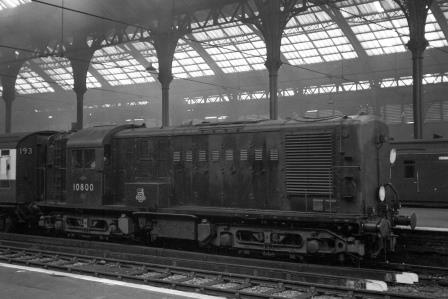 BR Class 1 10800 at Brighton Station, East Sussex on Wednesday 20 Aug 1952 - J.H.W. Kent [090451]