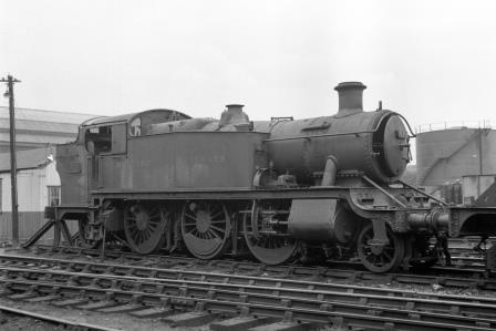 BR(W) 6100 class 6141 at Old Oak Common Shed, Greater London on Wednesday 20 Aug 1952 - J.H.W. Kent [090474]