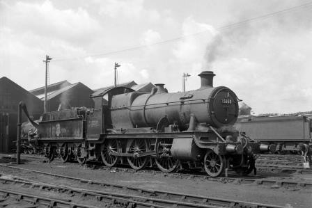 GWR / BR 4300 class 5350 at Salisbury Shed, Wiltshire on Thursday 21 Aug 1952 - J.H.W. Kent [090486]