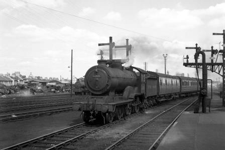 BR(E) D16 class 62535 at Cambridge, Cambridgeshire on Saturday 23 Aug 1952 - J.H.W. Kent [090514]