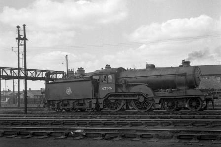 BR(E) D16 class 62536 at Cambridge, Cambridgeshire on Saturday 23 Aug 1952 - J.H.W. Kent [090515]