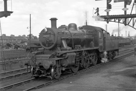BR(M) 2MT class 46465 at Cambridge, Cambridgeshire on Saturday 23 Aug 1952 - J.H.W. Kent [090519]