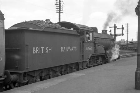 BR(E) D16 class 62535 at Cambridge, Cambridgeshire on Saturday 23 Aug 1952 - J.H.W. Kent [090520]