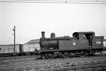 BR(E) F5 class 67210 at Stratford, Greater London on Friday 29 Aug 1952 - J.H.W. Kent [090567]