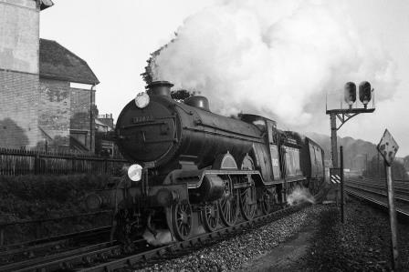 BR(S) Brighton Atlantic class 32422 'North Foreland' at Cliftonville Spur, Preston Park, East Sussex with a down Vans service on Wednesday 17 Sep 1952 - J.H.W. Kent [090614]