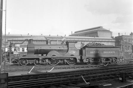 BR(S) D class 31728 at Brighton Shed, East Sussex on Sunday 28 Sep 1952 - J.H.W. Kent [090629]