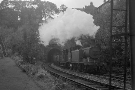BR(S) E4 class 32492 at Cliftonville Spur, Preston Park, East Sussex with an up Goods service on Thursday 02 Oct 1952 - J.H.W. Kent [090632]