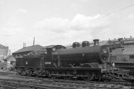BR(S) C2X class 32440 at Brighton Shed, East Sussex on Sunday 05 Oct 1952 - J.H.W. Kent [090645]