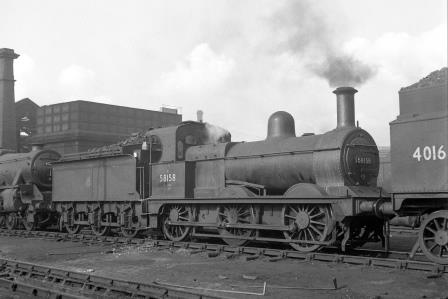 BR(M) 2F class 58158 at Kentish Town Shed, Greater London on Saturday 11 Oct 1952 - J.H.W. Kent [090657]