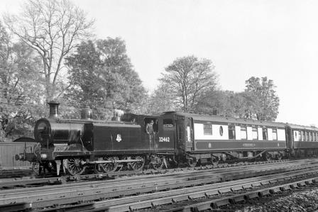 BR(S) E3 class 32462 at Preston Park Pullman Car Works, East Sussex in Oct 1952 - J.H.W. Kent [090668]