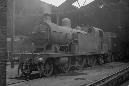 BR(M) 3P class 41941 at Plaistow Shed, Greater London on Saturday 18 Oct 1952 - J.H.W. Kent [090684]