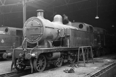 BR(M) 3P class 41941 at Plaistow Shed, Greater London on Saturday 18 Oct 1952 - J.H.W. Kent [090685]