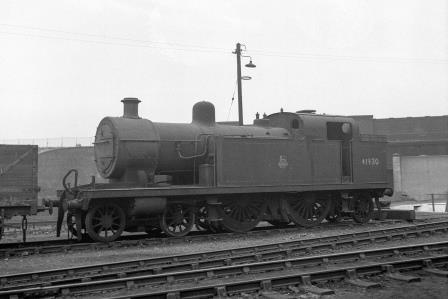 BR(M) 3P class 41930 at Plaistow Shed, Greater London on Saturday 18 Oct 1952 - J.H.W. Kent [090686]
