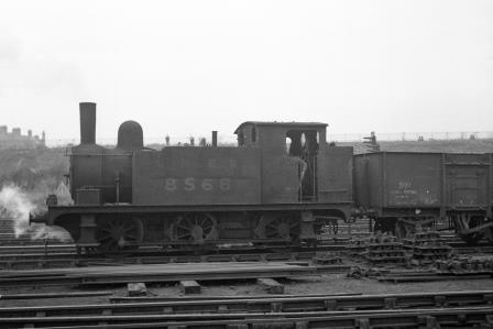 BR(E) J69 class 8568 at Plaistow Shed, Greater London on Saturday 18 Oct 1952 - J.H.W. Kent [090687]