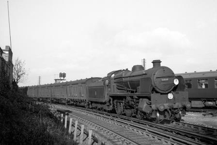 BR(S) U1 class 31900 at Cliftonville Spur, Preston Park, East Sussex with a down Vans service on Tuesday 11 Nov 1952 - J.H.W. Kent [090700]