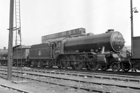 BR(E) K3 class 61973 at Stratford Shed, Greater London on Saturday 09 May 1953 - J.H.W. Kent [090786]