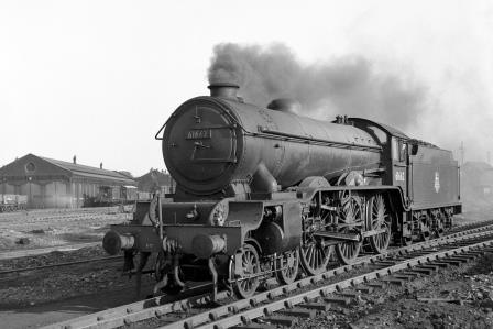 BR(E) B17 class 61662 'Manchester United' at Stratford Shed, Greater London on Saturday 09 May 1953 - J.H.W. Kent [090801]