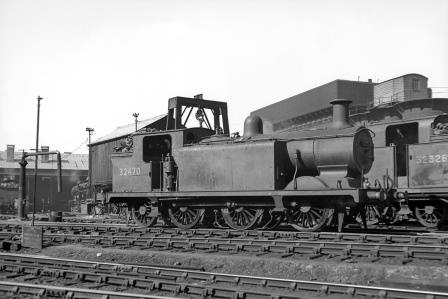 BR(S) E4 class 32470 at Brighton Shed, East Sussex on Saturday 21 Apr 1951 - J.H.W. Kent [091261]