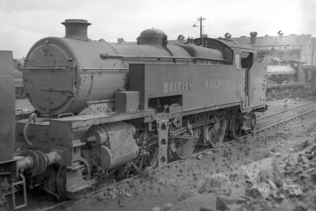 BR(S) W class 31918 at Ashford Shed, Kent on Saturday 28 Apr 1951 - J.H.W. Kent [091293]