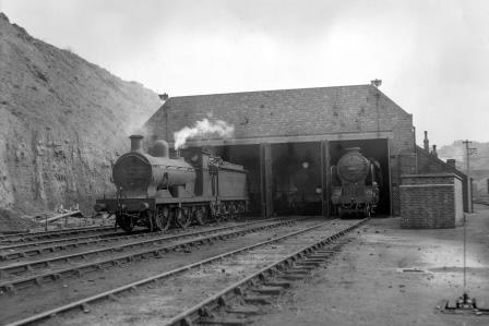 BR(S) C class 31038 & BR(S) Schools class 30907 'Dulwich' at St Leonards Shed, East Sussex on Saturday 05 May 1951 - J.H.W. Kent [091311]