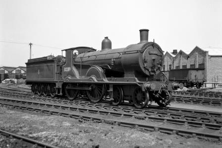 BR(S) T9 class 30289 at Eastleigh Shed, Hampshire on Saturday 02 Jun 1951 - J.H.W. Kent [091378]
