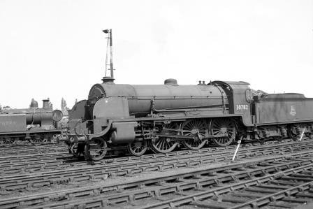 BR(S) King Arthur class 30782 'Sir Brian' at Eastleigh Shed, Hampshire on Saturday 02 Jun 1951 - J.H.W. Kent [091383]
