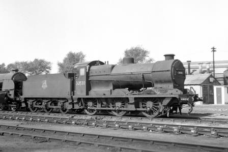 BR(S) Q class 30530 at Eastleigh Shed, Hampshire on Saturday 02 Jun 1951 - J.H.W. Kent [091387]