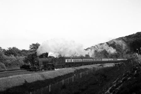 BR(S) N class 31869 at Patcham, East Sussex with a Brighton - WR return excursion on Sunday 10 Jun 1951 - J.H.W. Kent [091401]