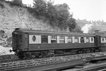 Pullman Parlour Car 'Car No. 30' at Preston Park Pullman Car Works, East Sussex circa 11 Jun 1951 - J.H.W. Kent [091405]
