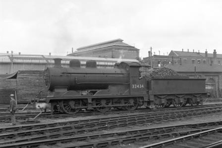 BR(S) C2X class 32434 at Brighton Shed, East Sussex on Sunday 17 Jun 1951 - J.H.W. Kent [091416]