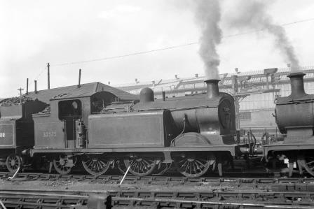 BR(S) E5 class 32575 at Brighton Shed, East Sussex on Sunday 17 Jun 1951 - J.H.W. Kent [091420]