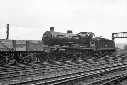 BR(S) K class 32339 near Preston Park Pullman Car Works, East Sussex with a down Goods service on Wednesday 27 Jun 1951 - J.H.W. Kent [091434]