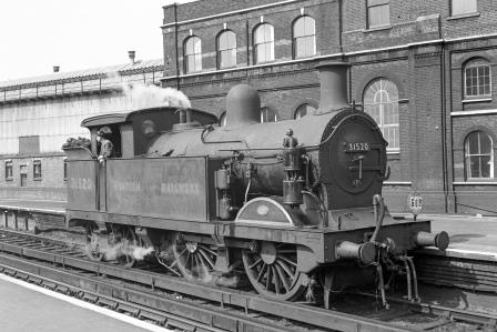 BR(S) H class 31520 at Brighton Station, East Sussex on Saturday 30 Jun 1951 - J.H.W. Kent [091438]