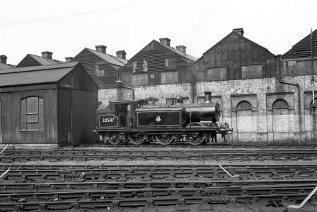 BR(S) E4 class 32507 at Brighton Shed, East Sussex on Sunday 01 Jul 1951 - J.H.W. Kent [091448]