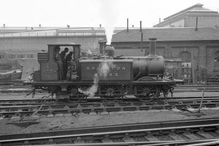 BR(S) Terrier class 377S at Brighton Shed, East Sussex on Saturday 07 Jul 1951 - J.H.W. Kent [091465]