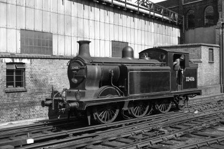 BR(S) E5 class 32406 at Brighton, East Sussex on Saturday 07 Jul 1951 - J.H.W. Kent [091474]
