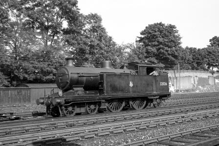 BR(S) I3 class 32026 passing Preston Park Pullman Car Works, East Sussex on Tuesday 17 Jul 1951 - J.H.W. Kent [091496]