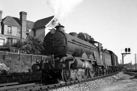 BR(S) Brighton Atlantic class 32421 'South Foreland' at Cliftonville Spur, Preston Park, East Sussex with a down Vans service on Wednesday 18 Jul 1951 - J.H.W. Kent [091498]