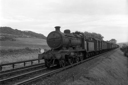 BR(S) K class 32350 at Southerham Junction, East Sussex with a Westbound Goods on Saturday 06 Sep 1958 - J.H.W. Kent [092101]