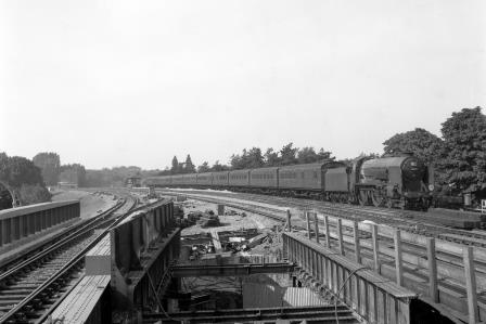 BR(S) Schools class 30920 'Rugby' at Shortlands, Greater London with a Victoria - Ramsgate service on Saturday 13 Sep 1958 - J.H.W. Kent [092112]