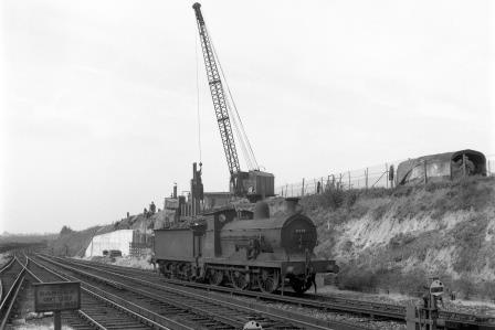 BR(S) C class 31229 at Swanley, Kent Light engine on Saturday 27 Sep 1958 - J.H.W. Kent [092129]