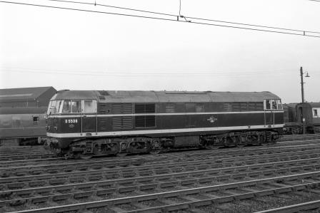 BR Class 30 D5506 at Stratford, Greater London on Saturday 08 Nov 1958 - J.H.W. Kent [092154]