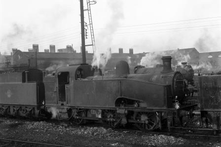 BR(E) J50 class 68972 at Hornsey Shed, Greater London on Saturday 08 Nov 1958 - J.H.W. Kent [092164]