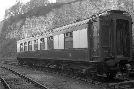 Pullman Kitchen Car 'Car No. 58' at Preston Park Pullman Car Works, Brighton, East Sussex on Saturday 01 Nov 1958 - J.H.W. Kent [092176]