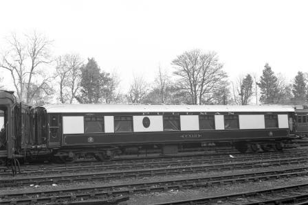 Pullman Composite Kitchen Car 'Enid' at Preston Park Pullman Car Works, Brighton, East Sussex on Saturday 01 Nov 1958 - J.H.W. Kent [092179]