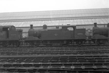 BR(M) 3F class 41993 at Plaistow, Greater London on Monday 01 Dec 1958 - J.H.W. Kent [092193]