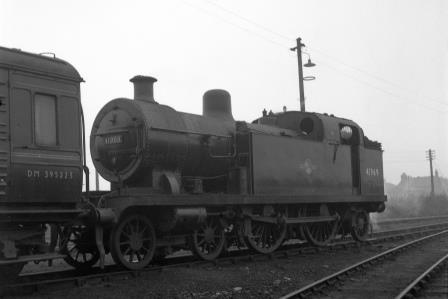 BR(M) 3P class 41969 at Plaistow Shed, Greater London on Monday 01 Dec 1958 - J.H.W. Kent [092200]