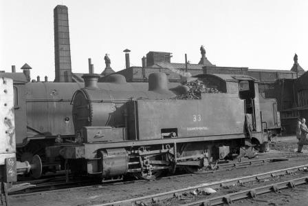 BR(E) Y4 class 33 at Stratford Shed, Greater London on Saturday 28 Feb 1959 - J.H.W. Kent [092255]