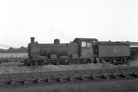 BR(E) J17 class 65536 at Stratford Shed, Greater London on Saturday 28 Feb 1959 - J.H.W. Kent [092262]
